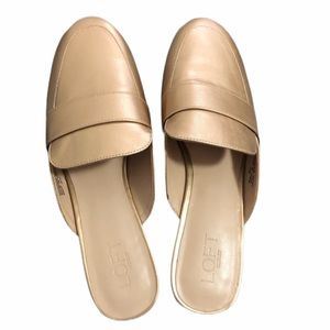womens gold mules